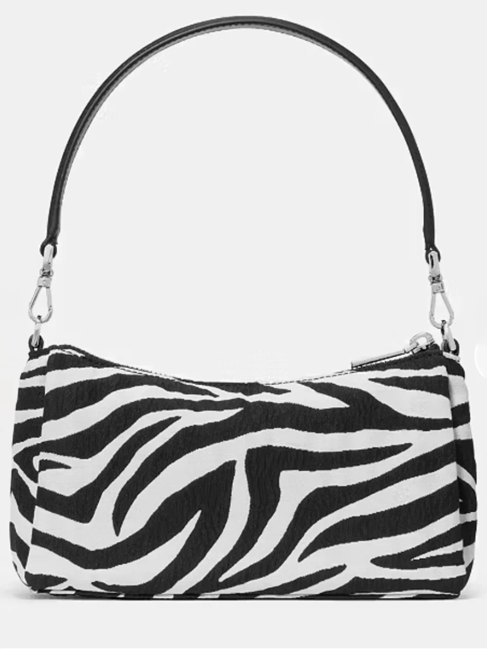 Kate Spade Carter Zebra Cargo Crossbody Bag in black and white